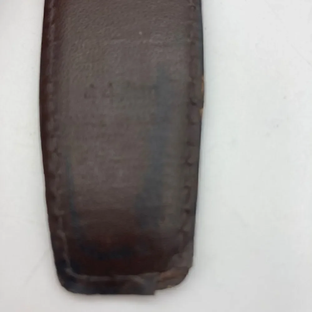 Geoffrey Beene Leather Brown/Black Men’s Belt Size 44-110 Made in Italy